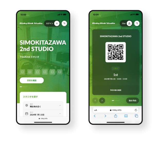 RINKY DINK STUDIOのスマートフォン表示